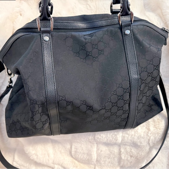 Gucci Monogram Medium GG Charm Dome Tote Bag - Picture 2 of 12